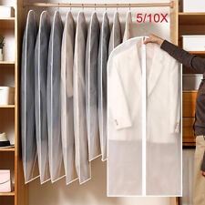5/10x Kleidersäcke Kleidersack Kleiderhülle Kleiderschutz Schutzhülle 120x60cm