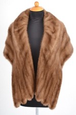 A5003 NERZSTOLA ECHT PELZ STOLA NERZ CAPE BOLERO - REAL MINK FUR STOLE CAPE