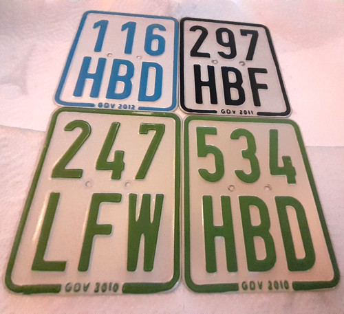 Nummernschild mofa - x,