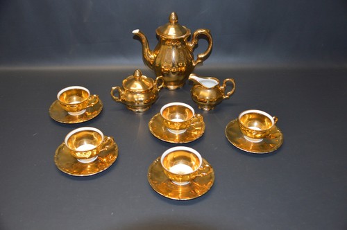 Vintage mocca service - -,