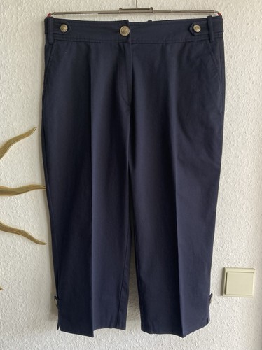 Dunkelblaue caprihose - dunkelblaue, v