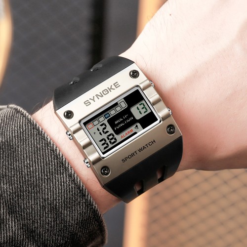 Men digital sports watch led - watch,