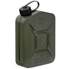 FIXKRAFT Benzinkanister 2L Motorrad (Metall, matt Grün) Stahlblech 