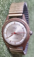 OSCO PARAT SHOCKPROOF 17 Jewels Vergoldet Armbanduhr ! Vintage RAR