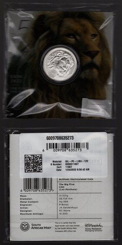 Südafrika unze silber - südafrika, 1