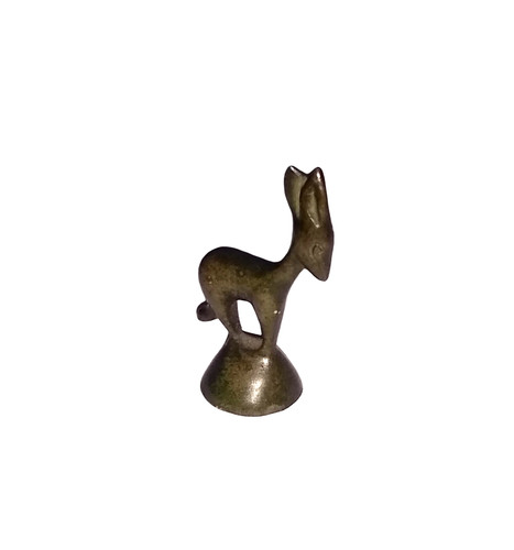 Art deco messing figur esel - art,