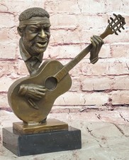 Bronze Gitarre Player Skulptur