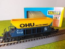 Faller H0 197 Selbstentladewagen Güterwagen OHU In OVP