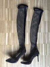 NEU Stiefel 41 Netz Strass