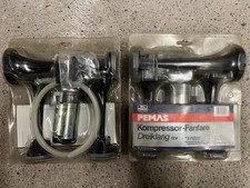 Dreiklang Kompressor Fanfare 12V für Oldtimer/Youngtimer NOS Ware Garagenräumung
