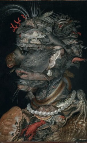 Arcimboldo geschirrtuch bild - arcimboldo,