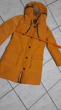Daunenmantel gelb-orange sehr