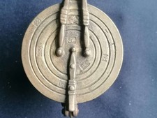 Antik  - Apothekergewicht -  Bechergewicht - Topfgewicht - Messing  - 6teilig