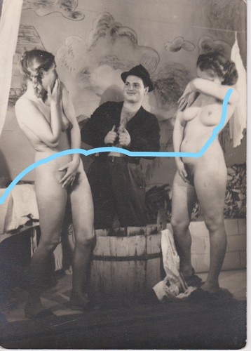Vintage aktfoto 1940 nu - vintage,