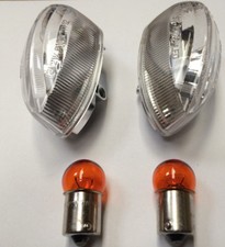 Satz weiße Blinker Gläser für Yamaha XJ6 XJ 6 Diversion RJ19 ´09-12 195410