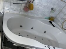 Whirlpool 150cm Raumspar-Badewanne SANITOP B:1m, H:55cm, Tiefe der Wanne:42cm.