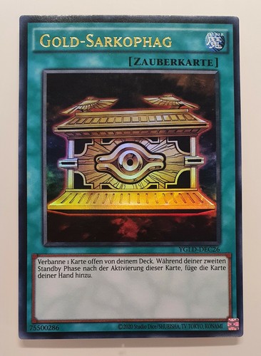 Yugioh gold sarkophag - yugioh!, gold-sarkophag