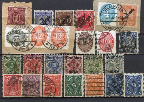 Briefmarkenkonvolut - 16,