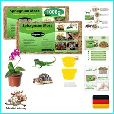 Sphagnum Moos für Pflanzen Orchideen Terrarium Blumenerde Zimmerpflanzen Feuc...