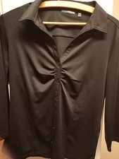 Charles Vögele Damen Bluse Shirt schwarz Gr. 40 neuwertig und ungetragen