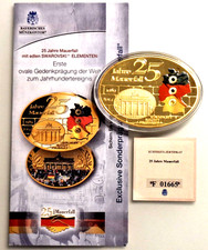 ovale Gedenkmünze 25 Jahre