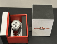 F1 Honda Racing Chronograph Armbanduhr 100% Original NIE BENUTZT