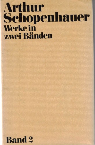 Arthur schopenhauer werke - arthur, in