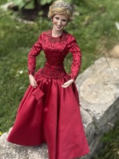 Franklin Mint Prinzessin von Wales Diana Porzellanpuppe Künstlerpuppe