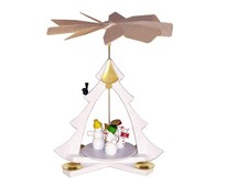 Tischpyramide Schneemänner