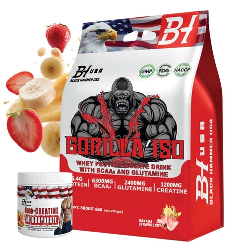 Gorilla iso protein - protein, +