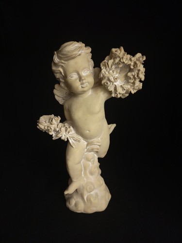 Engel deko figur aus gips - aus, 20cm