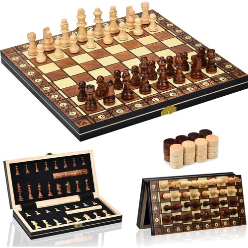 Schach holz magnetisch - holz,