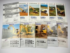 13x Prospekt Komatsu PC