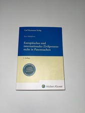 Europäisches und internationales Zivilprozessrecht in Patentsachen, 3. Auflage