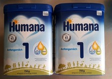 2x Humana Anfangsmilch 1