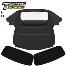 Schwarzes Cabrio-Verdeck für