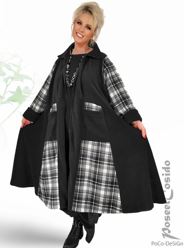 Lagenlook fleece wolle glocken - lagenlook,