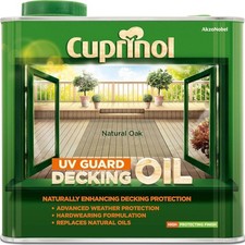 Cuprinol UV Guard Terrassenöl 2,5L Eiche natur für Nadelholz Hartholz