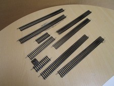 9 x alte Schiene Gleis    Spur H0m    12 mm Eisenbahn   Konvolut