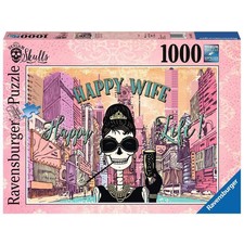 Ravensburger Puzzle 1000 Teile Audrey Hepburn Skelett Happy Wife Life Humor