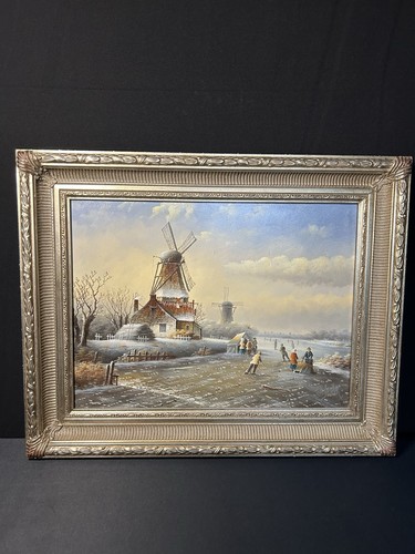 ölgemälde winterlandschaft - Ölgemälde,