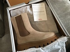 Ara Stiefeletten Gr.5/38-Neu-Model Kopenhagen-Leder Boots Schuhe-Nubuk-High Soft