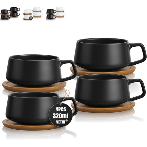 4er set cappuccino tassen mit - 4er-set,