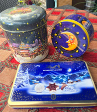 Drei wunderschöne Weihnachtsdosen,Plätzchendosen,Süsses