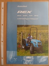 18 PROSPEKT LANDINI REX 60-65-70-80 Weinbergschlepper Traktoren