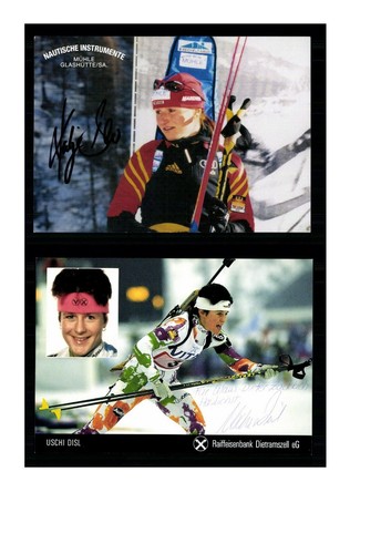 Autogrammkarten biathlon - ,
