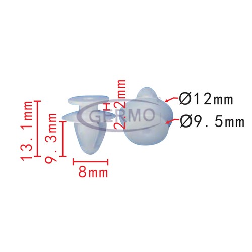 Befestigungs clip - x, befestigungs-clip