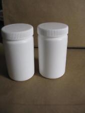 2x Kunststoffdose mit Schraubverschluss - weiß- 110 ml - 8x5 cm