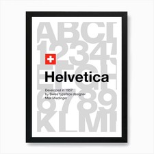 Helvetica Schrift Poster, 1957