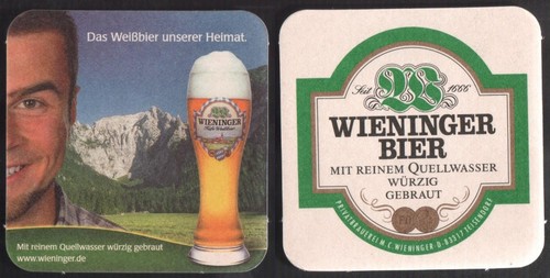 Alter bierdeckel wieninger - alter,